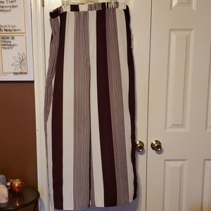 Maroon Flow FlareTrouser